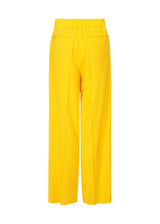 WOOL GABARDINE Trousers Patrinia Yellow