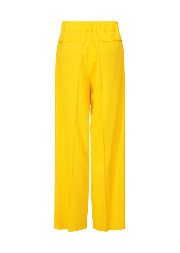 WOOL GABARDINE Trousers Patrinia Yellow