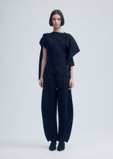 VIGOR PLEATS SOLID Trousers Black