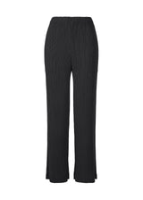 HATCHING PLEATS Trousers Black