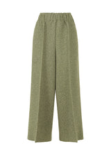 WARM PLEATS Trousers Khaki-Hued