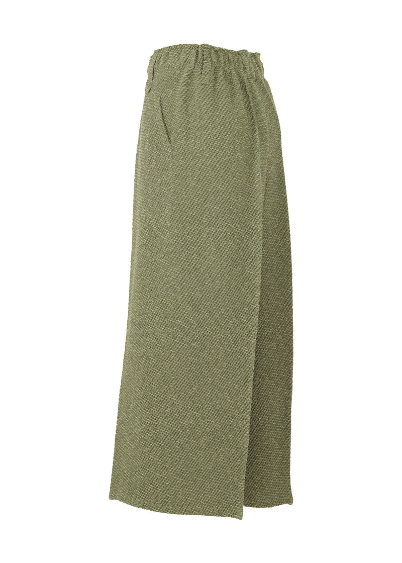 WARM PLEATS Trousers Khaki-Hued