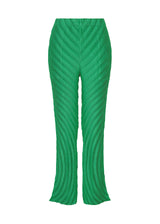 NUANCE PLEATS SOLID Trousers Winter Green