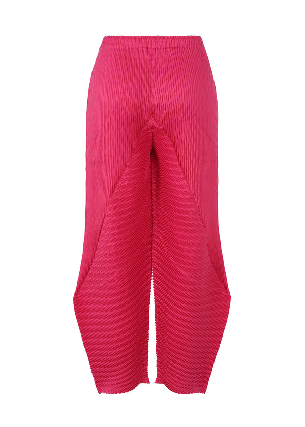 WRAPPED SUEDE LIKE PLEATS Trousers Day Pink