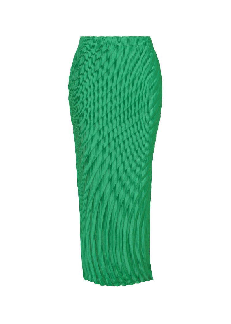 NUANCE PLEATS SOLID Skirt Winter Green