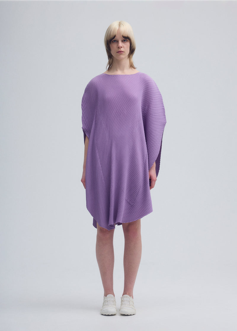 ORBICULAR PLEATS Dress Bellflower Purple