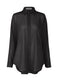 SHEER WOOL Shirt Black