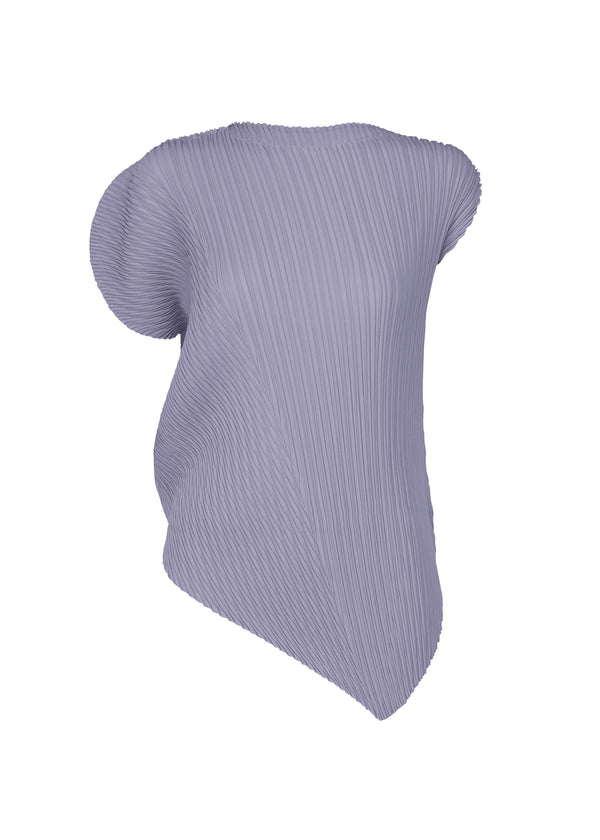 LEAF PLEATS Shirt Asagao Purple