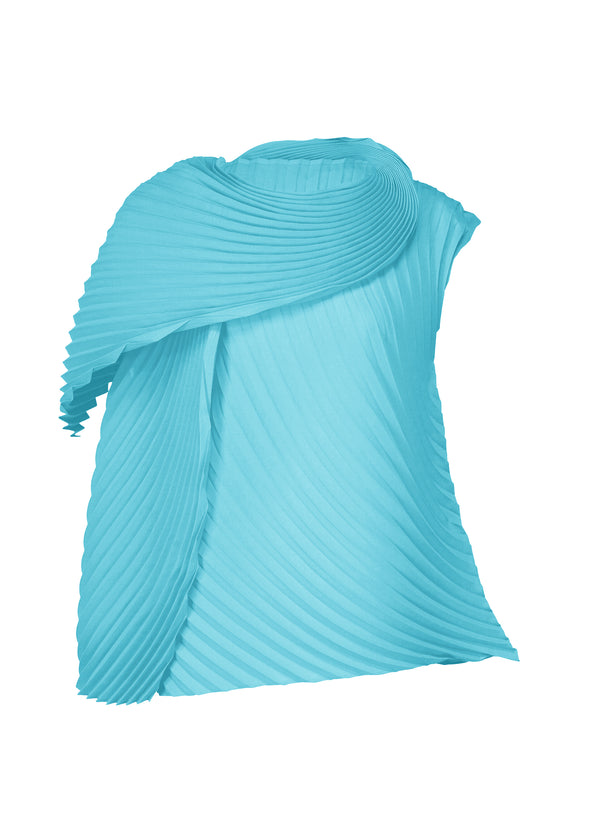 WRAPPED PLEATS Shirt Sky Blue