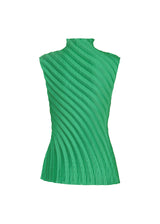 NUANCE PLEATS SOLID Shirt Winter Green