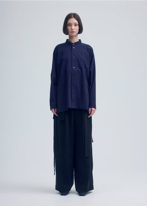 KHADI LAYERED Shirt Midnight Navy