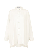 KHADI LAYERED Shirt Frost White