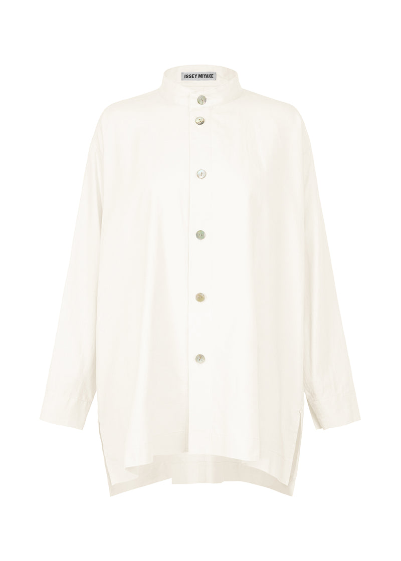 KHADI LAYERED Shirt Frost White