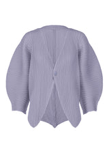 LEAF PLEATS Cardigan Asagao Purple