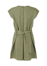 WARM PLEATS Tunic Khaki-Hued