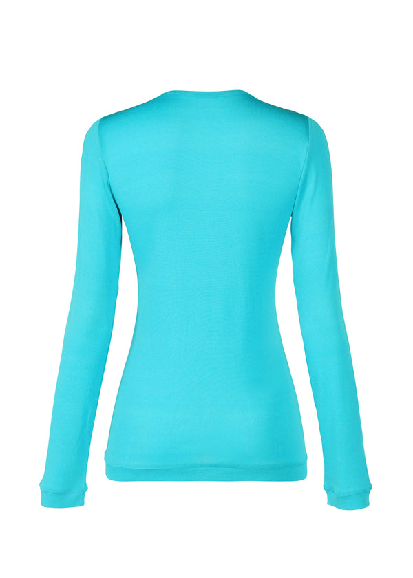 SILK JERSEY Top Sky Blue