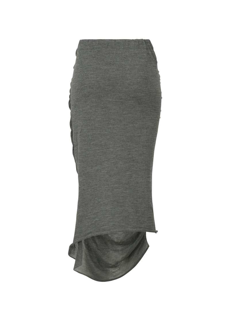 AMBIGUOUS WOOL Skirt Dew Grey