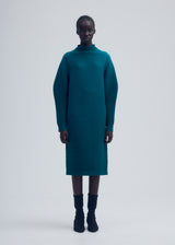 CIRCLE KNIT Dress Green-Hued