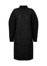 CIRCLE KNIT Dress Black-Hued