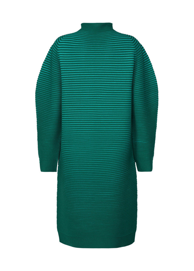 CIRCLE KNIT Dress Green-Hued