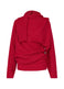 STRETCHY WOOL Top Nadeshiko Red