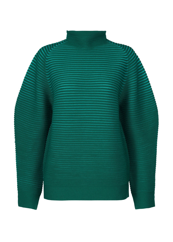 CIRCLE KNIT Top Green-Hued