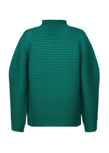 CIRCLE KNIT Top Green-Hued