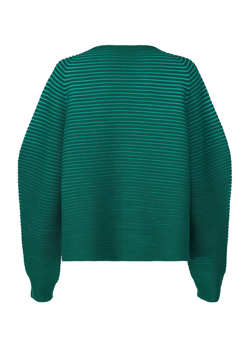 CIRCLE KNIT Cardigan Green-Hued