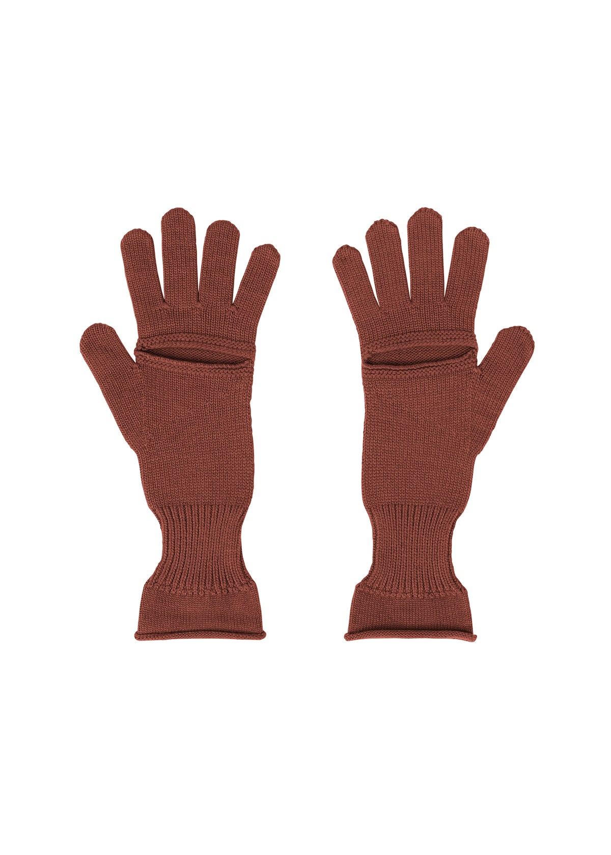 BREEZE KNIT GLOVES Gloves Brown
