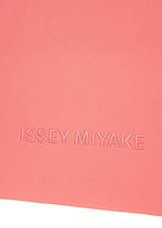 A detail shot of the ISSEY MIYAKE THIS IS A PAPER BAG bag.