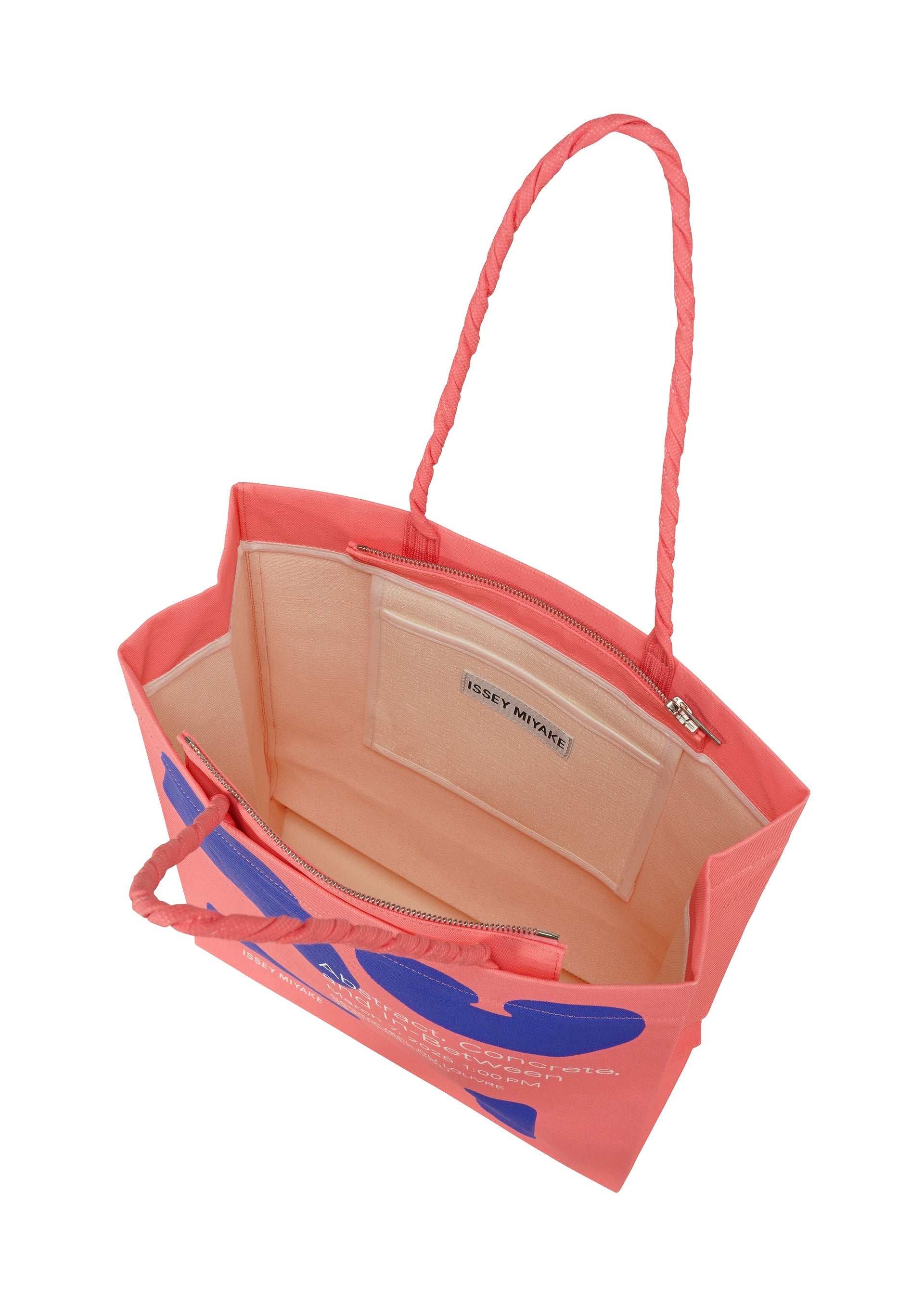 A detail shot of the ISSEY MIYAKE THIS IS A PAPER BAG (POSTER) bag.