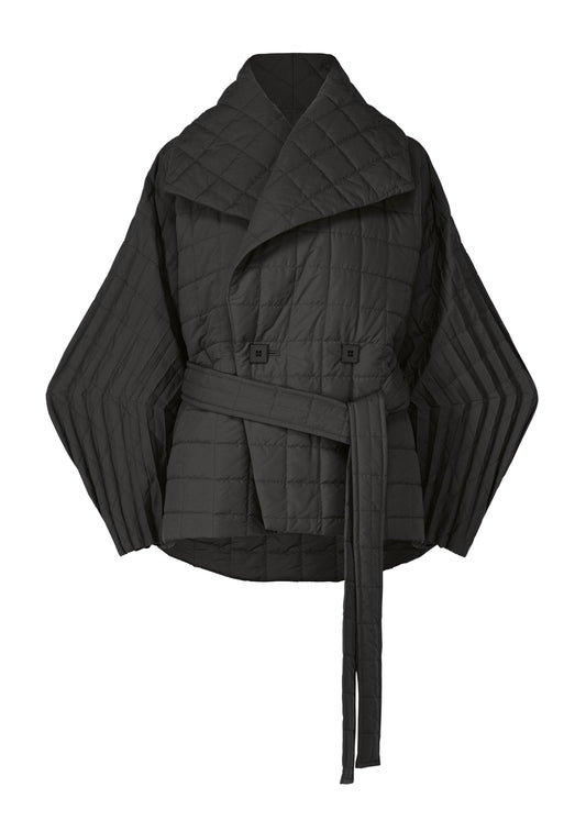 A product shot of the Issey Miyake PLEATED GRID coat in .