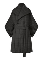 A product shot of the Issey Miyake PLEATED GRID coat in .
