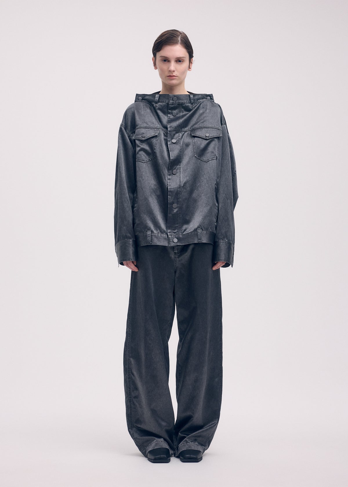 PSEUDO JEANS Jacket Charcoal