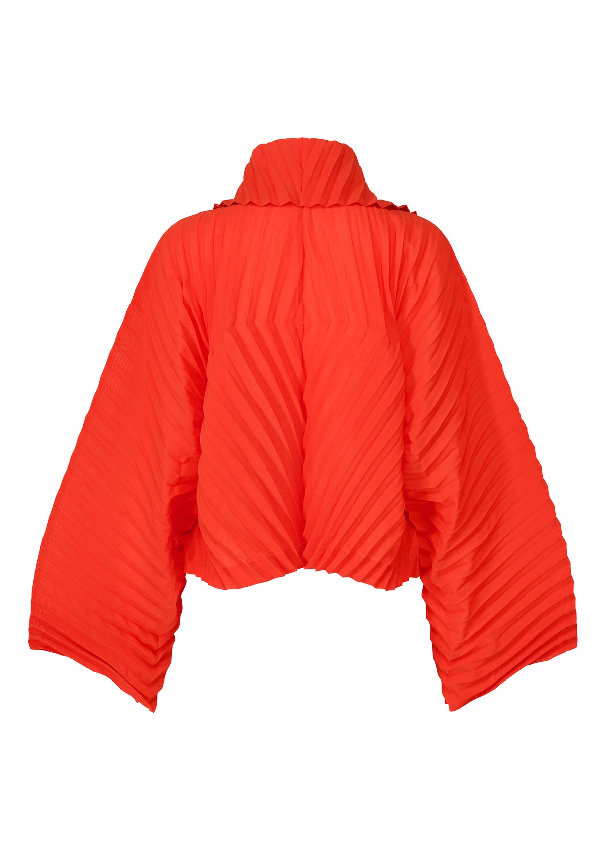 WAVE PLEATS Jacket Dark Brown