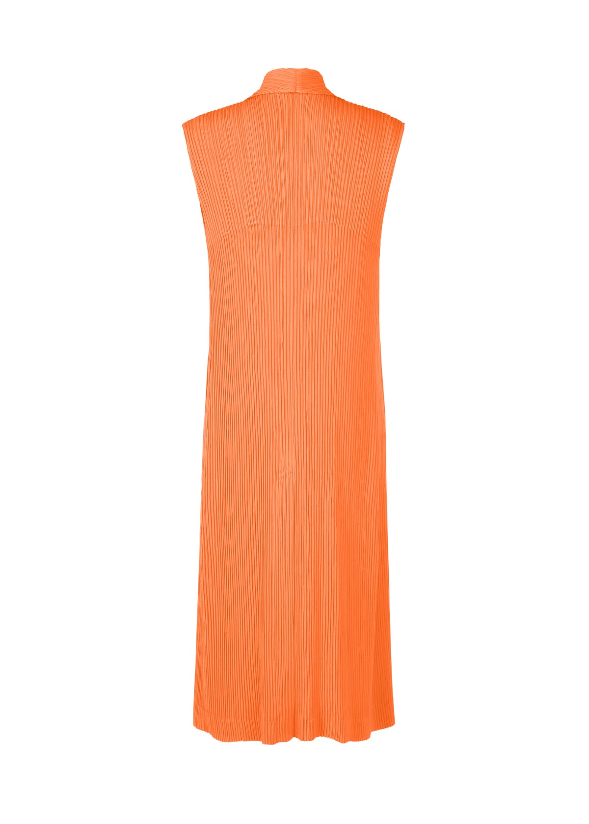 HATCHING PLEATS Vest Black