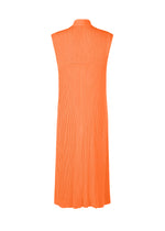 HATCHING PLEATS Vest Black