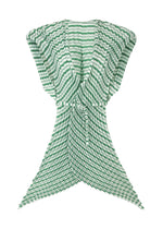 A product shot of the Issey Miyake GENERIC STRIPES HAND PLEATS vest in .