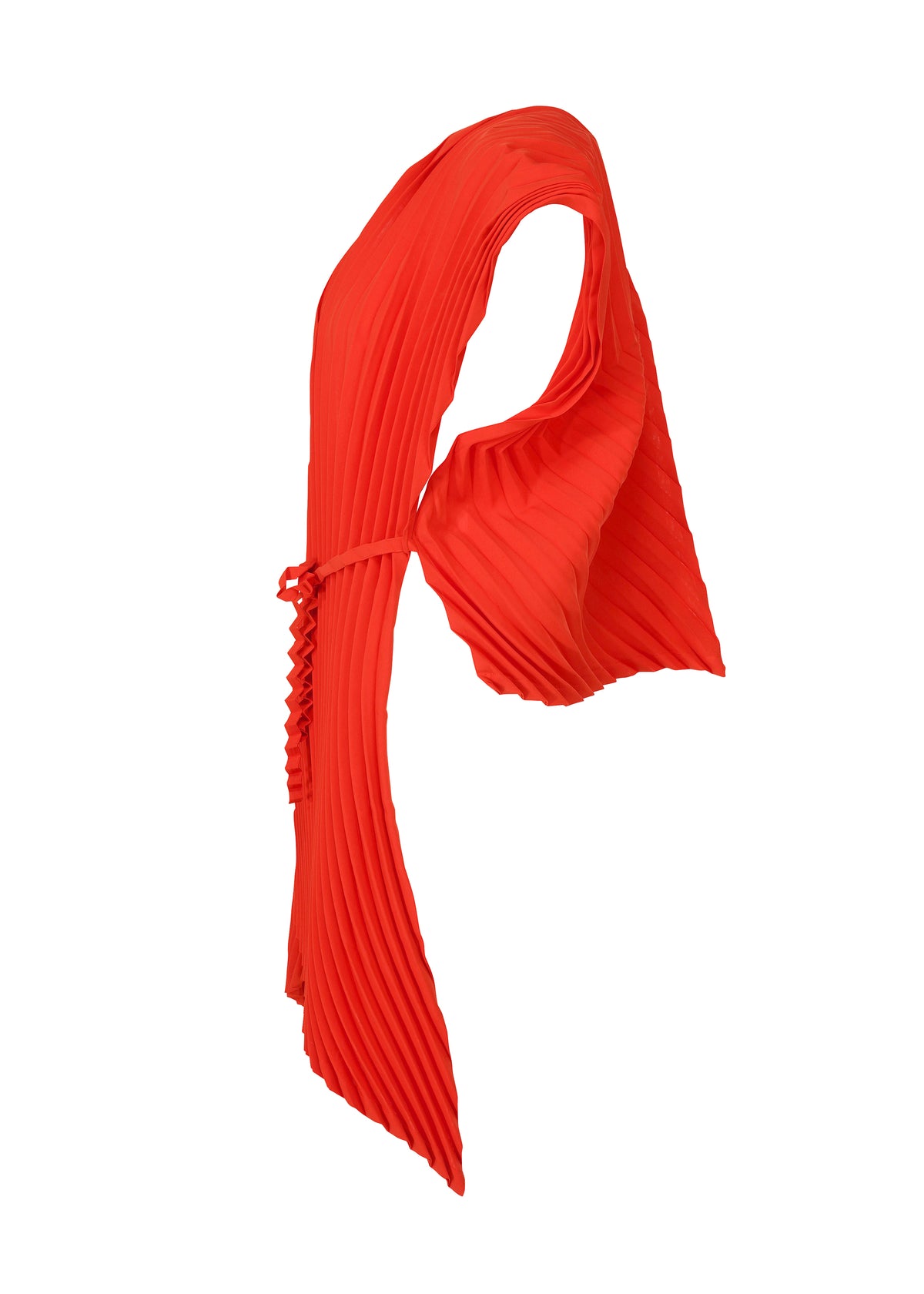WAVE PLEATS Vest Red