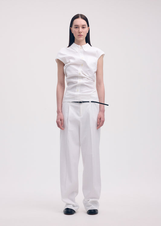 LIKE TORSO LIKE SHIRT Trousers Blue