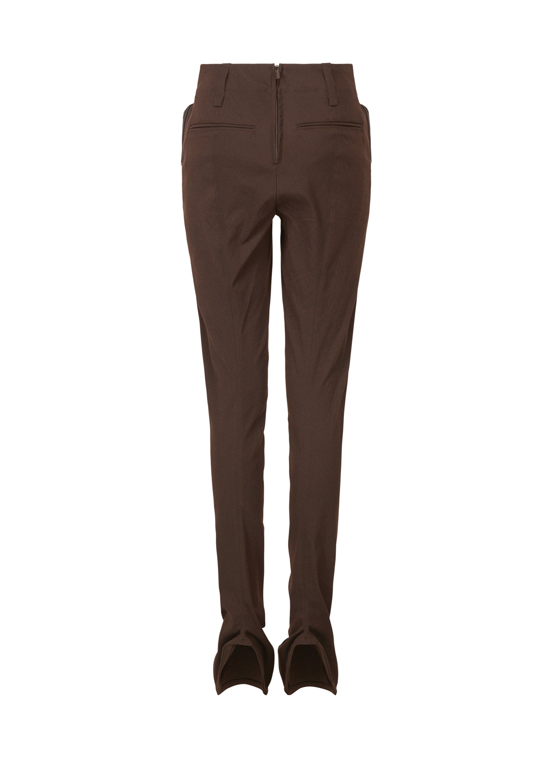 A detail shot of the Issey Miyake LIKE TORSO LIKE BLAZER trousers.