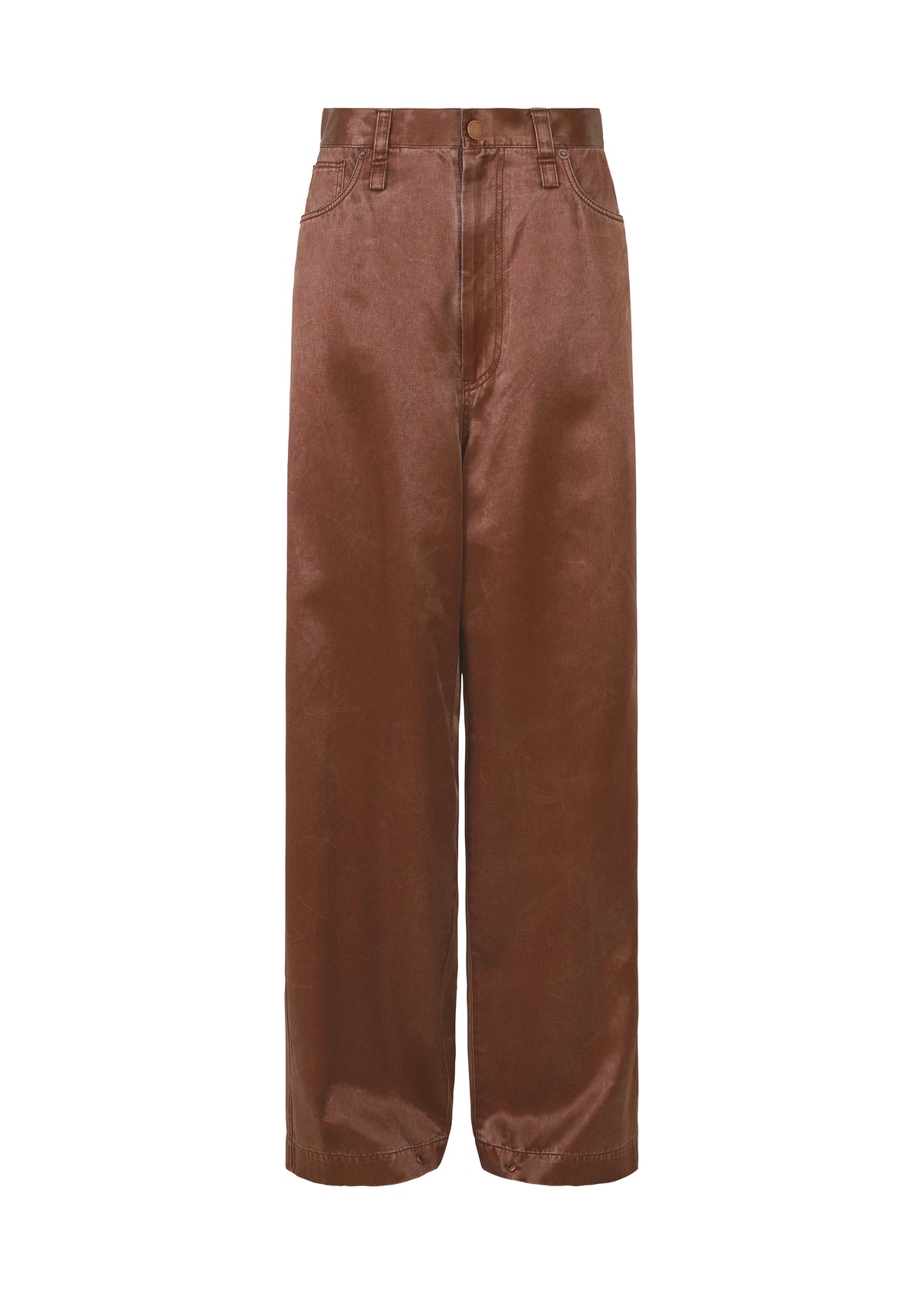 PSEUDO JEANS Trousers Brown