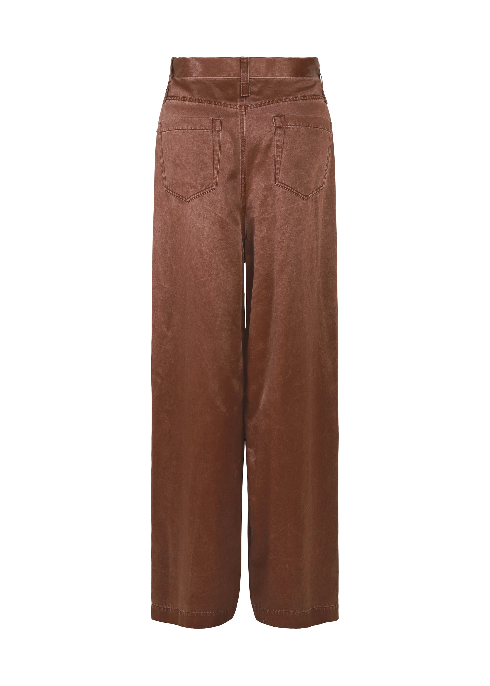 PSEUDO JEANS Trousers Brown – ISSEY MIYAKE EU