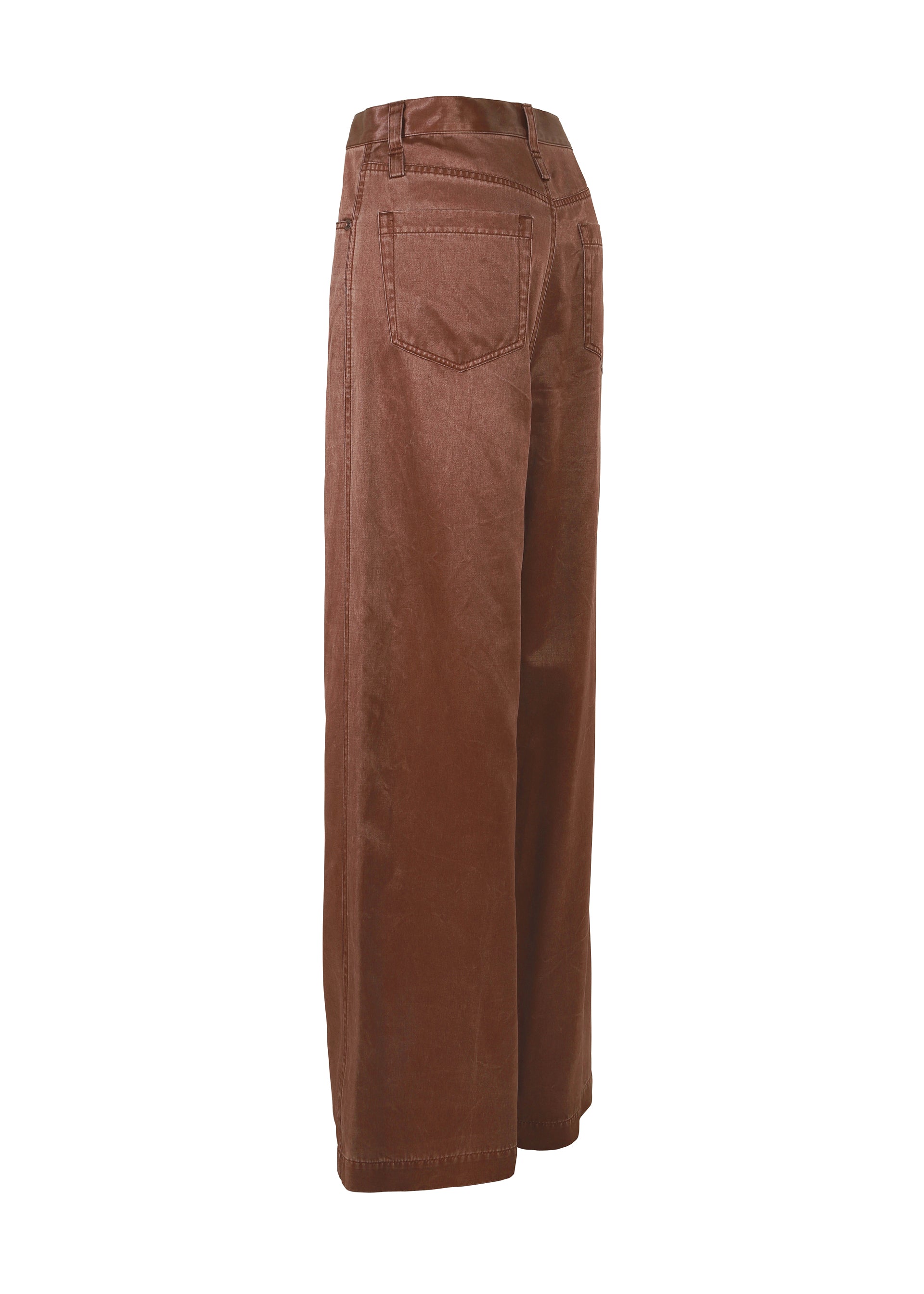 PSEUDO JEANS Trousers Brown – ISSEY MIYAKE EU