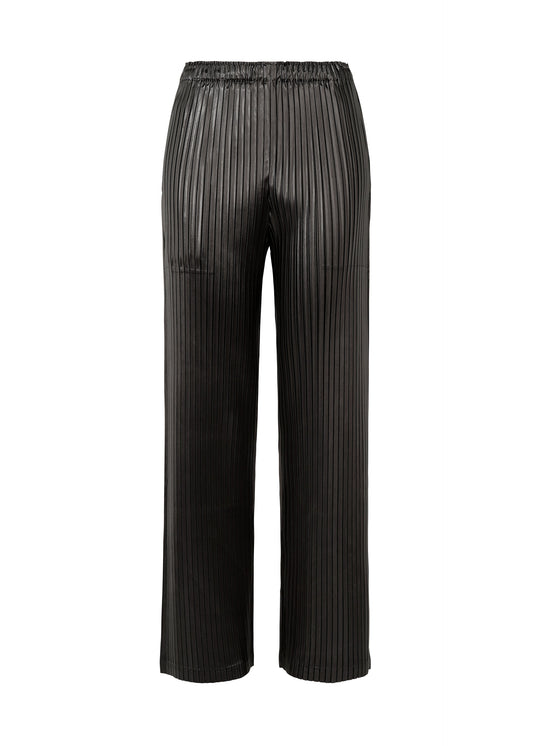A product shot of the Issey Miyake GLOSSED METAL PLEATS trousers in .