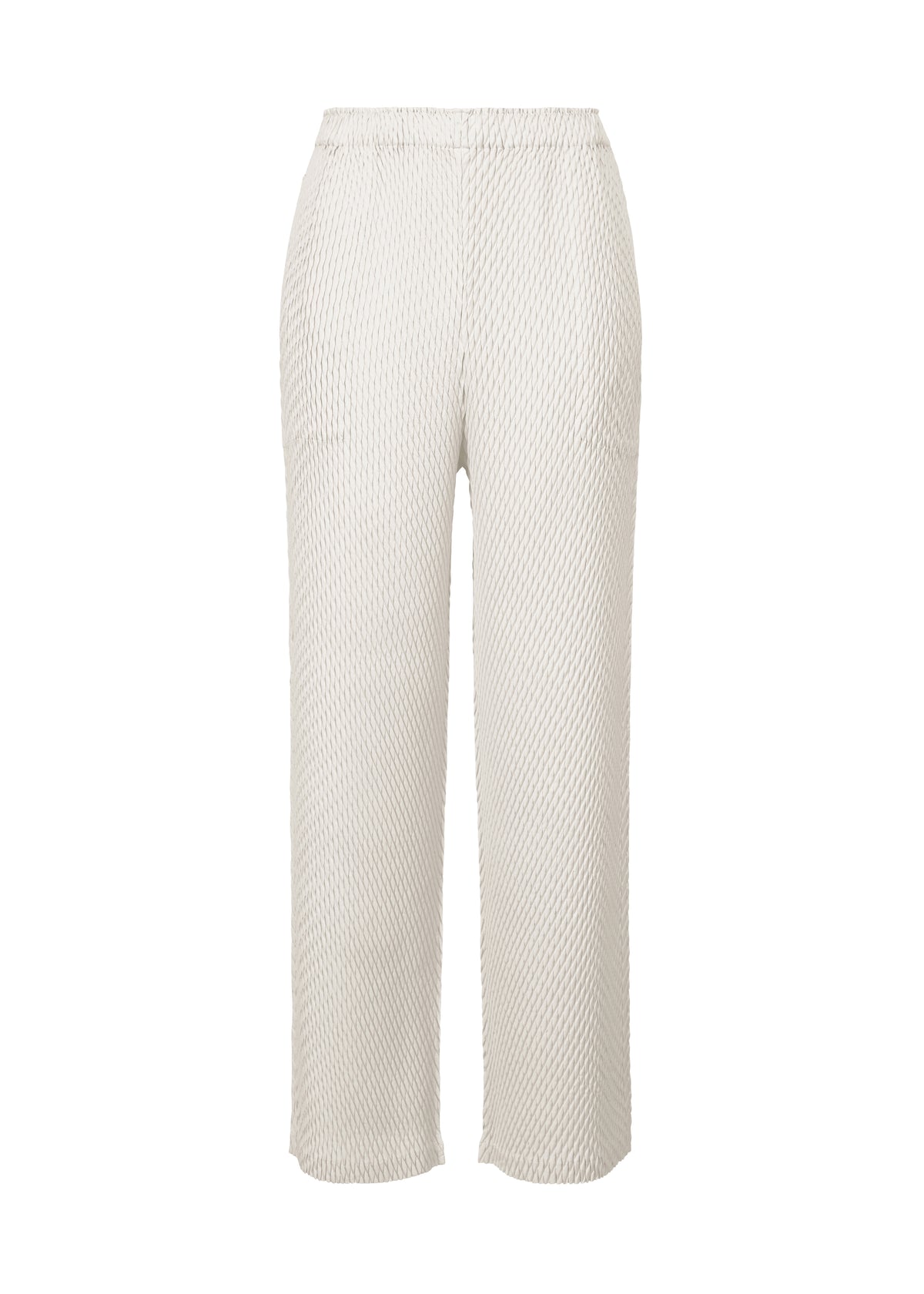 SLEEK PLEATS Trousers White