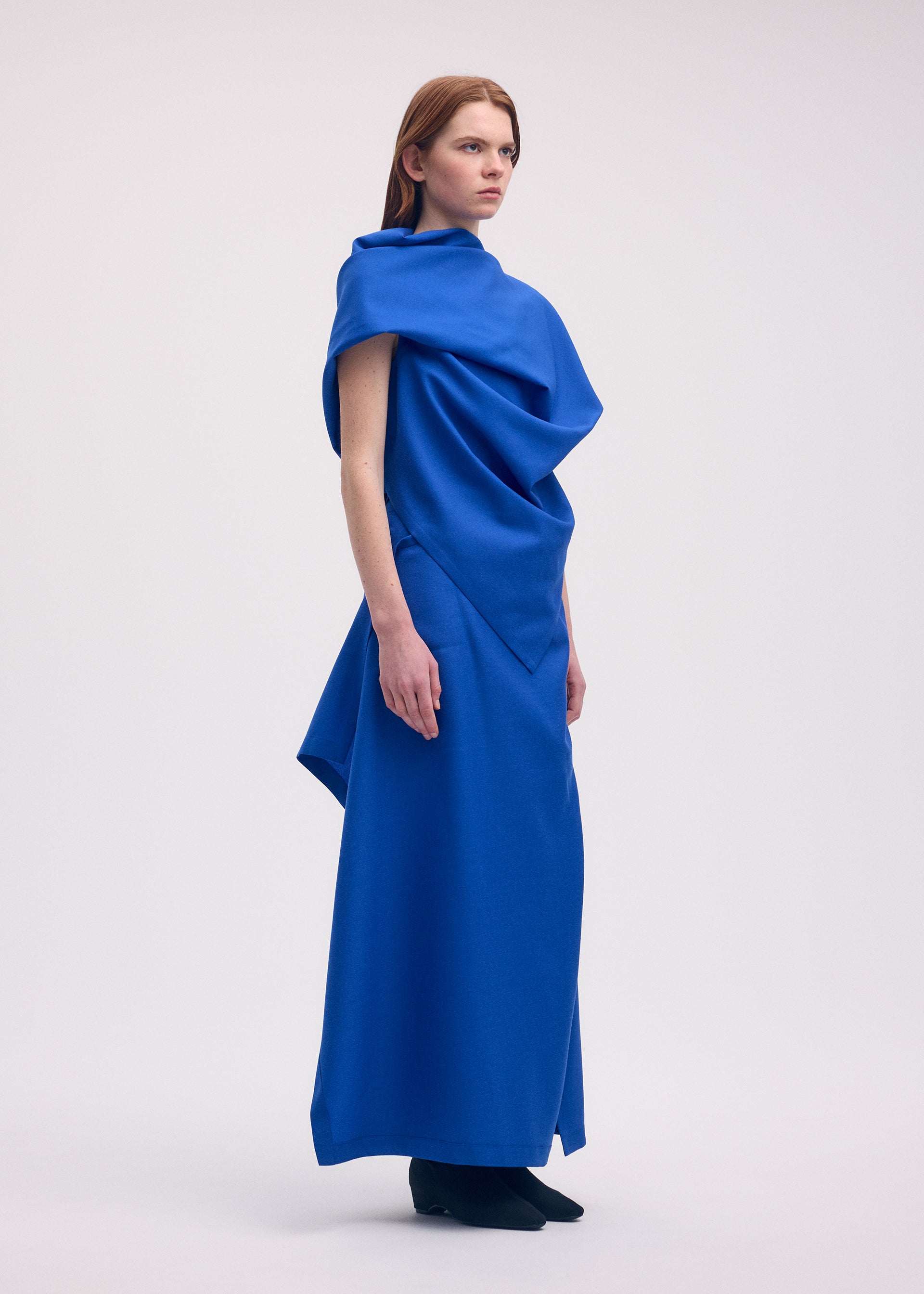 UNI-FORM (WOOL) Skirt Blue – ISSEY MIYAKE EU