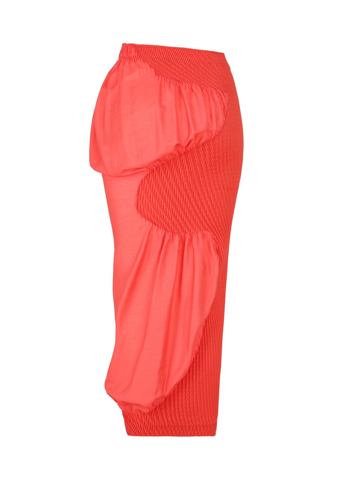 KNIT CONTOUR PLEATS Skirt Black