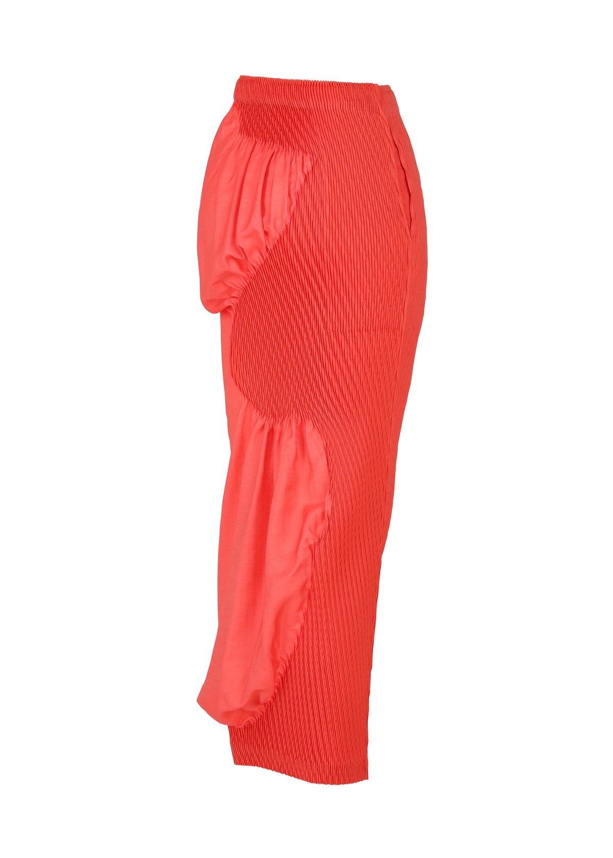 KNIT CONTOUR PLEATS Skirt Black