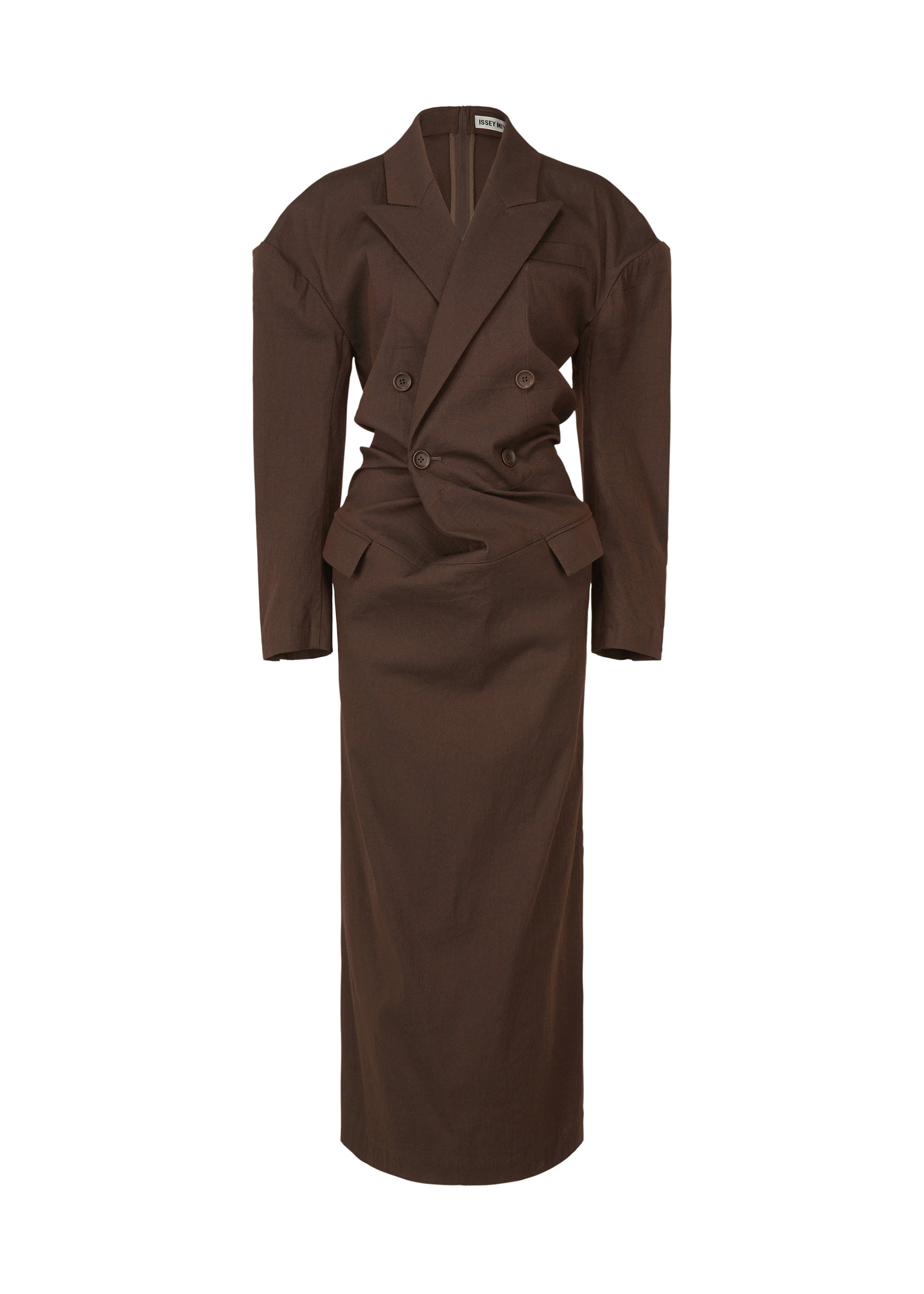 A product shot of the Issey Miyake LIKE TORSO LIKE BLAZER dress in .